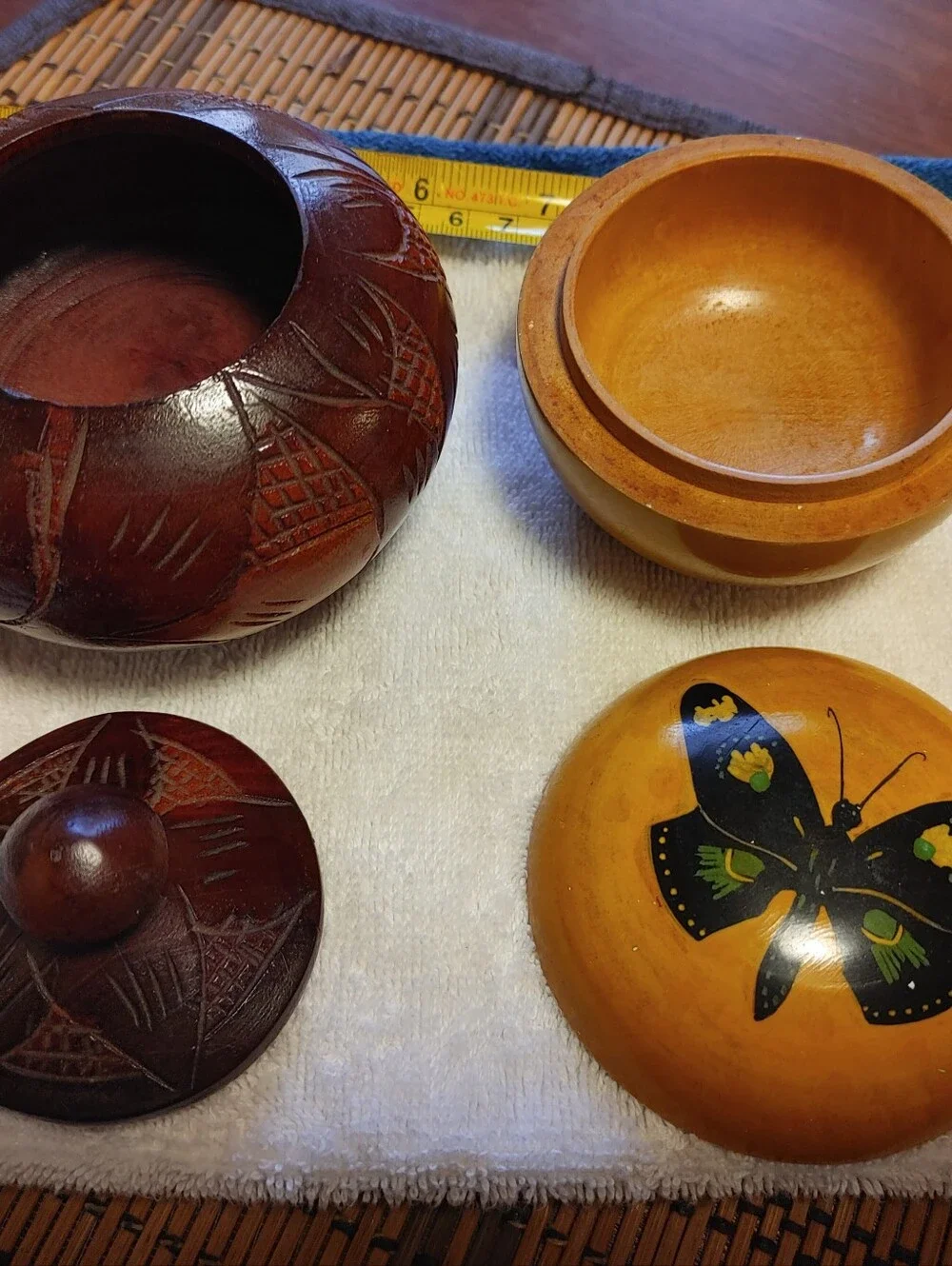 2 Vintage Trinket Boxes